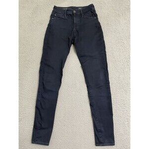 AG Adriano Goldschmied Womens The Farrah Skinny Ankle Jeans Size 25R Dark Wash